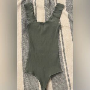Sage green bodysuit